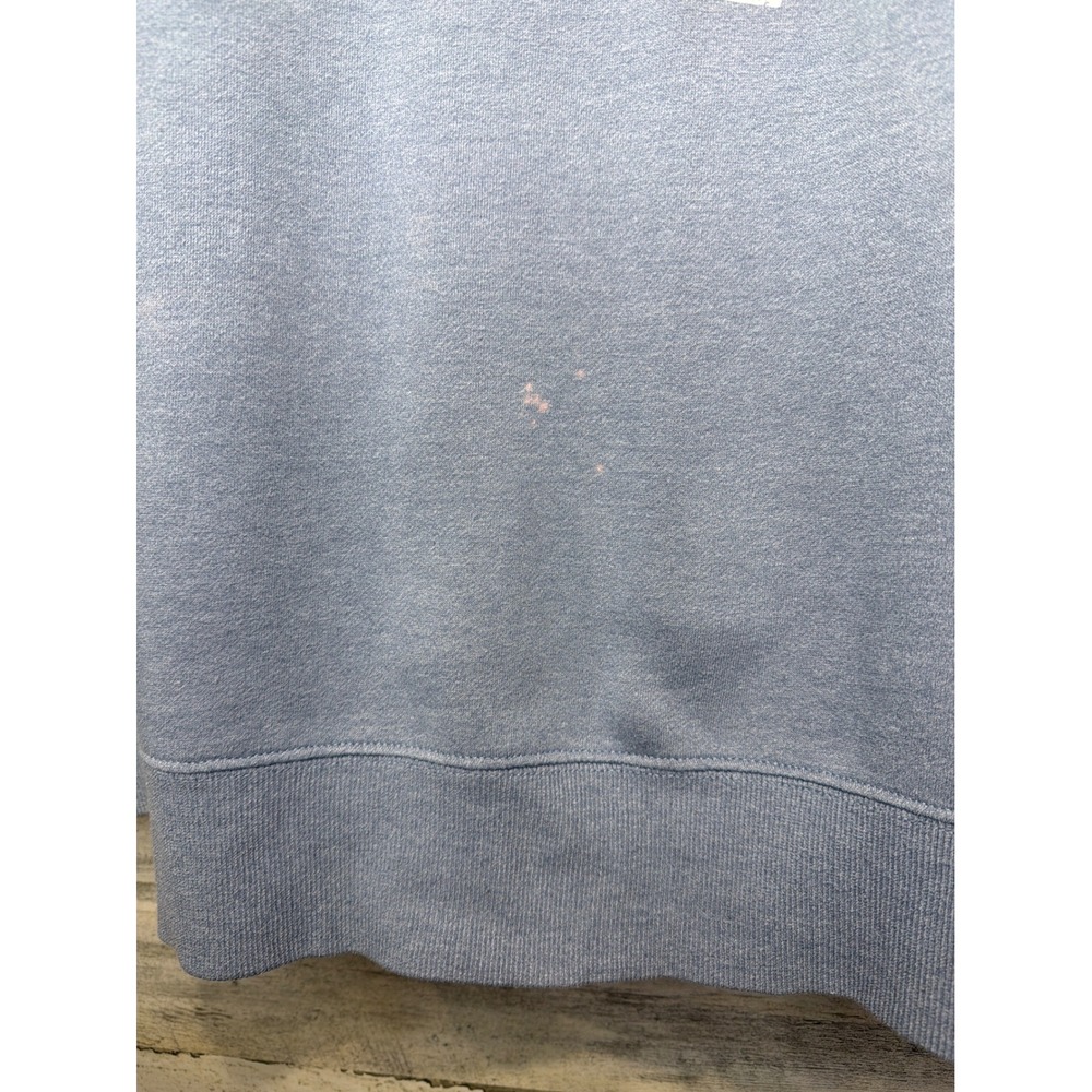 Burlebo Sweatshirt Women Large Blue Distressed Texas TX Graphic Flawed* - Picture 4 of 8